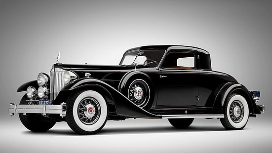 Hd Wallpaper 1935 Cars Classic Convertible Eight Packard Rhd Sedan Wallpaper Flare