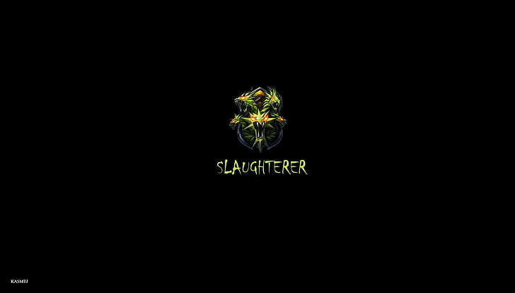 Slaughterer text, call of duty black ops, cod bo 3, simple, logo, HD wallpaper