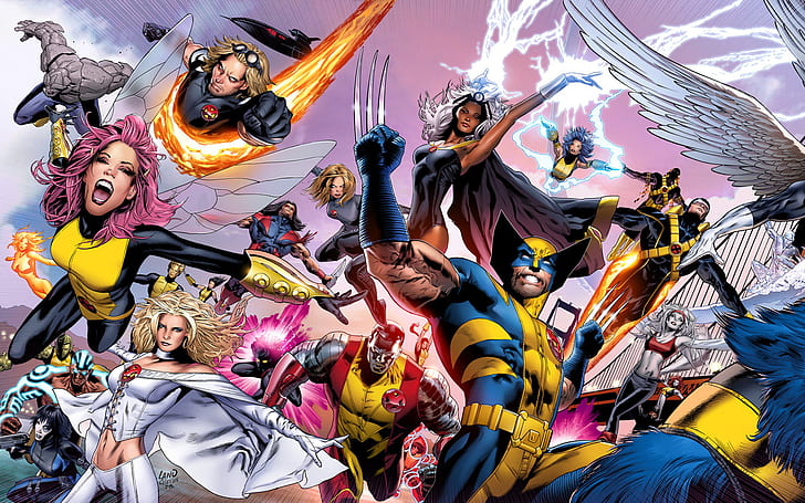 X-Men, Colossus, Cyclops (Marvel Comics), Emma Frost, Wolverine