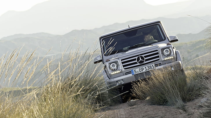 black and gray Ford car, Mercedes G-Class, vehicle, Mercedes Benz