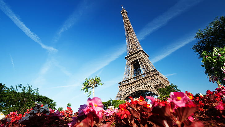 Eiffel, tower, paris, france, 4k world pics, HD wallpaper