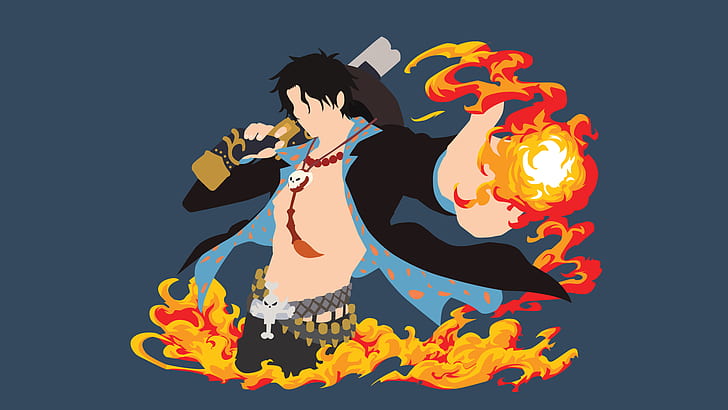 Hd Wallpaper Anime One Piece Portgas D Ace Wallpaper Flare