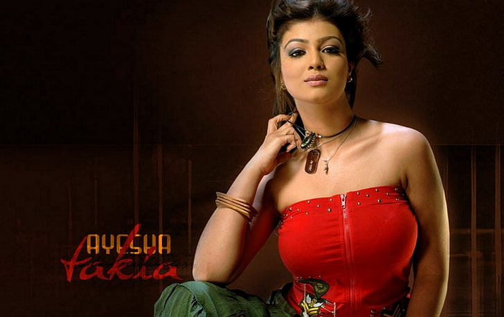 Actress Ayesha Takia, young adult, one person, fashion, indoors, HD wallpaper