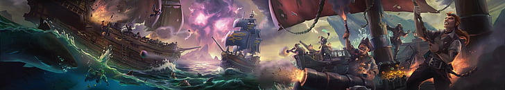 Video Game, Sea Of Thieves, Pirate, Pirate Ship, HD wallpaper