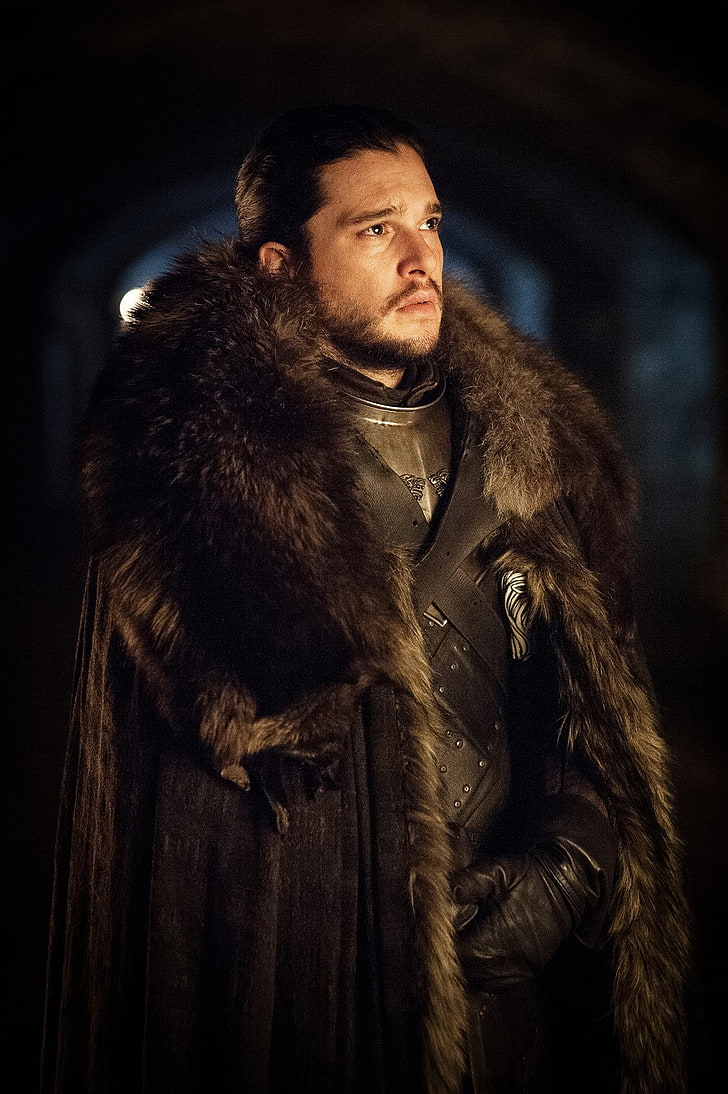 HD wallpaper: Game of Thrones Jon Snow, Kit Harington, tv series, fur,  winter | Wallpaper Flare