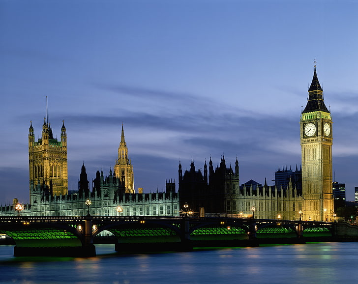 Westminster Palace, england, london, parliament, bridge, houses Of Parliament - London, HD wallpaper