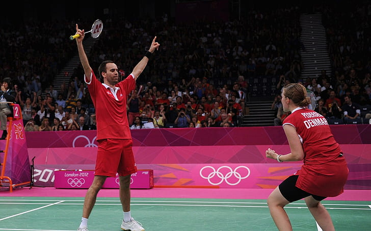 Joachim Fischer and Christinna Pedersen, badminton, olymoics