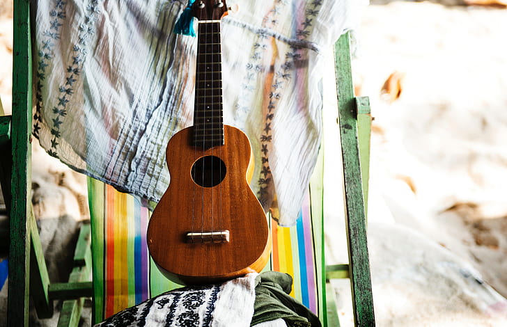 guitar, musical instrument, cloth, HD wallpaper