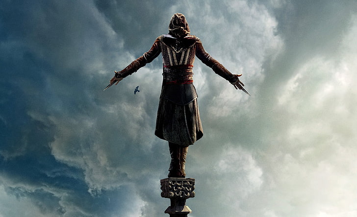 Assassin's Creed wallpaper, Assasin, cloud - sky, low angle view