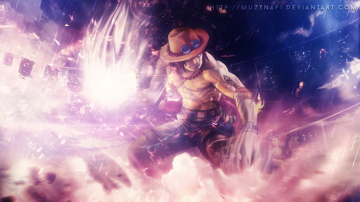 4098x768px | free download | HD wallpaper: Anime, One Piece, Portgas D. Ace  | Wallpaper Flare