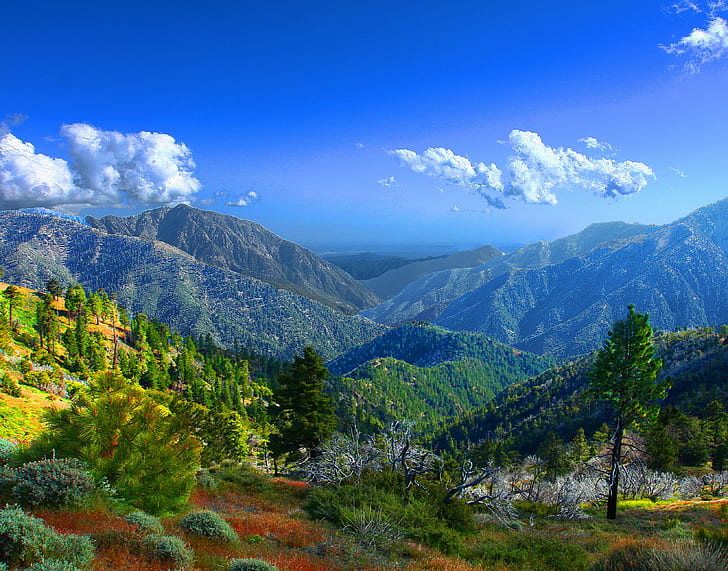 photo of green mountains during daytime, sheep mountain wilderness, sheep mountain wilderness, HD wallpaper