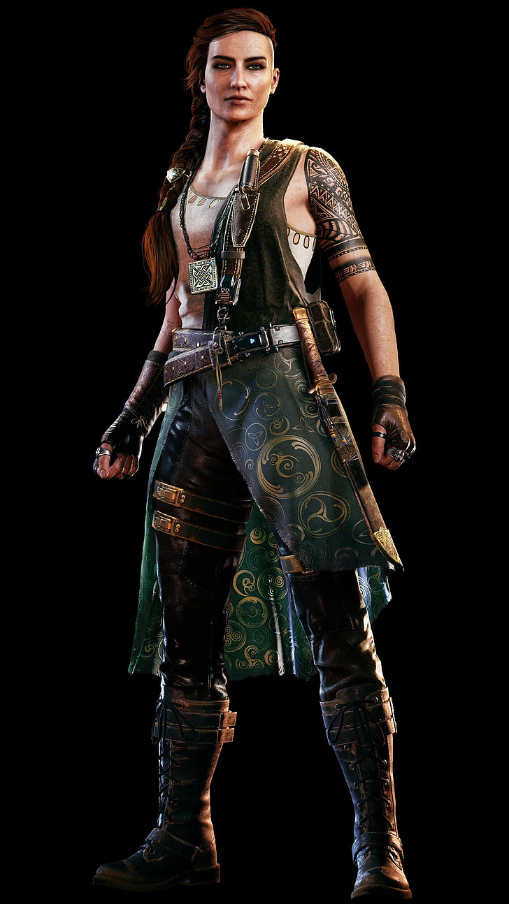 female game character, Gears of War 4, consoles, studio shot, HD wallpaper
