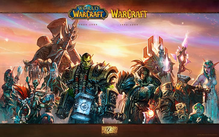 Warcraft, World of Warcraft, video games, Thrall, horde, Alliance, HD wallpaper