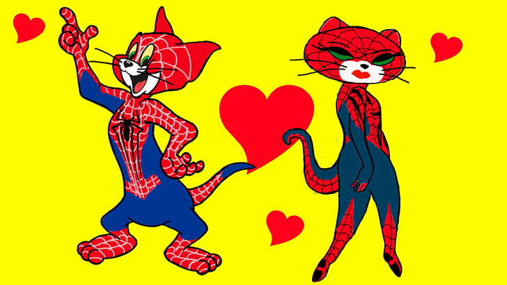 HD wallpaper: Tom And Jerry Spiderman Finger Family Song Hd Wallpaper For  Desktop 1920×1080 | Wallpaper Flare