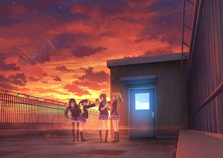 Love Live!, anime girls, Ayase Eli, Yazawa Nico, Nishikino Maki, HD wallpaper