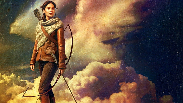 Hunger Games Katniss Everdeen, The Hunger Games, movies, Jennifer Lawrence, HD wallpaper