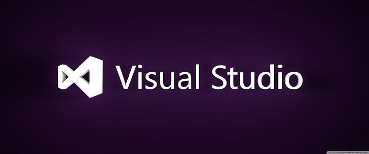 Microsoft Visual Studio, code, web development, logo, watermarked, HD wallpaper