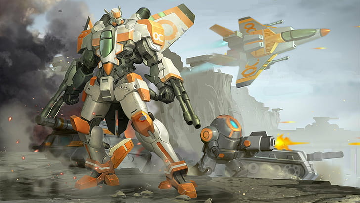 airmech, assembly, fighting, fron, line, mecha, online, sci-fi