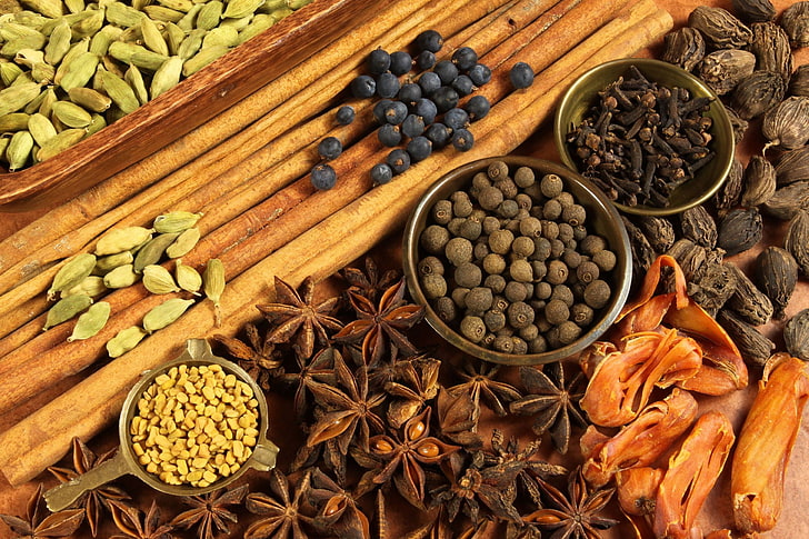 assorted spices, food, food and drink, freshness, healthy eating