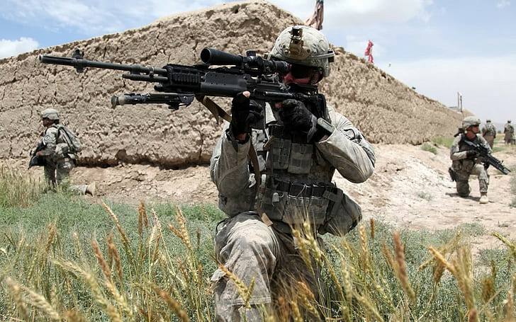 m14 ebr sniper rifle mark 14 enhanced battle rifle, military