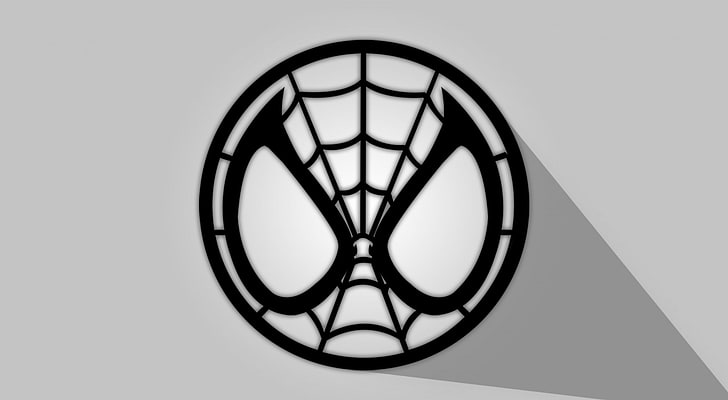 Spidey Signal, black Spider-Man logo, Movies, spider man, captain america civil war, HD wallpaper