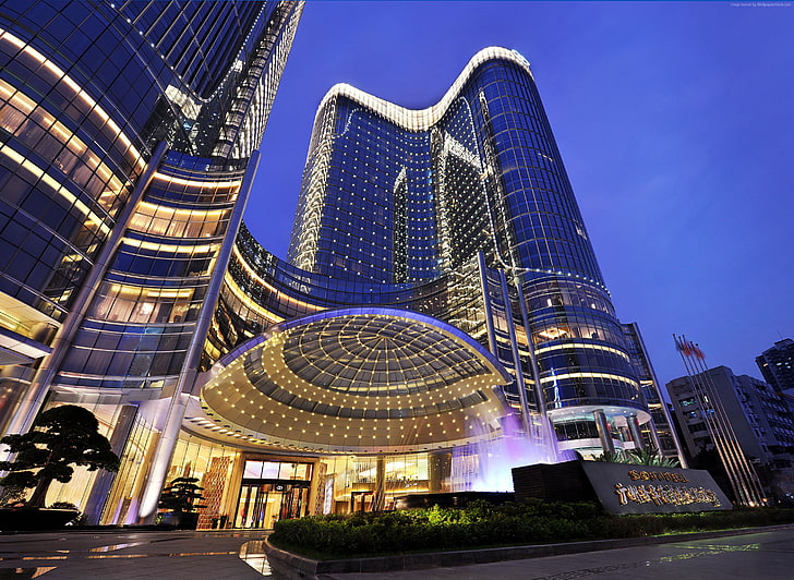 travel, China, Sofitel Hotel, Guangzhou, resort, tourism, Best hotels, HD wallpaper
