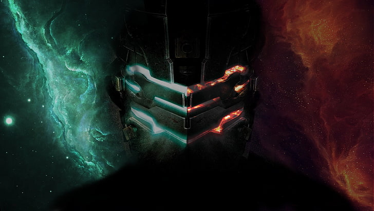 armored suit wallpaper, Dead Space, galaxy, Dead Space 2, Isaac Clarke