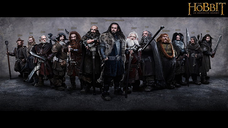 The Hobbit dwarfs HD wallpaper, The Hobbit: An Unexpected Journey, HD wallpaper