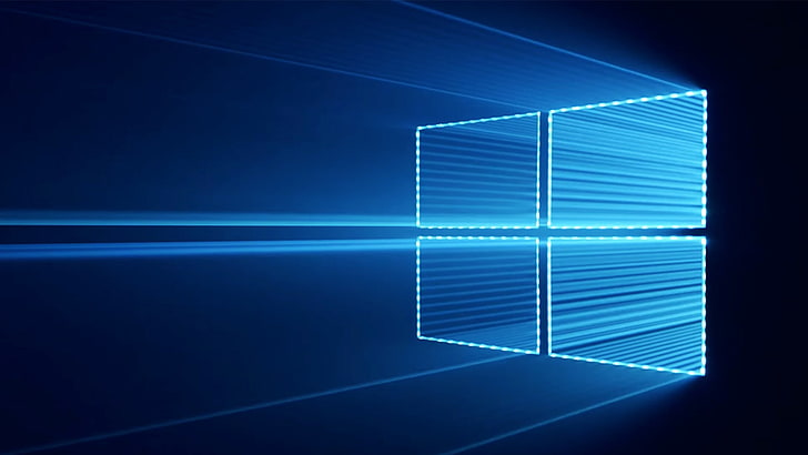 Microsoft Windows 10 Desktop Wallpaper 08, Microsoft Windows logo HD wallpaper