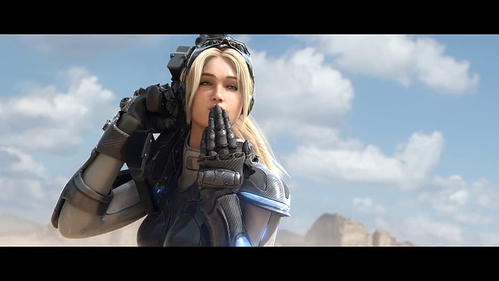 blonde haired female character screenshot, women, PC gaming, Nova Terra