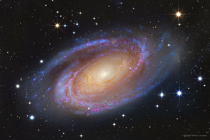 Space, Astronomy, Galaxy, Spiral Galaxy, Universe, M81, HD wallpaper