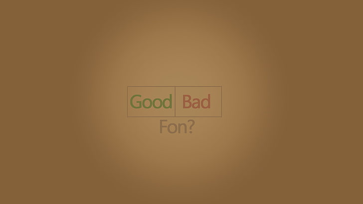 Good Bad Fon? wallpaper, goodfon, text, communication, western script, HD wallpaper