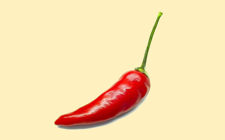 red chili, food, chilli peppers, studio shot, chili pepper, food and drink, HD wallpaper