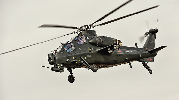 CAIC Z-10, attack helicopter, China Air Force, HD wallpaper