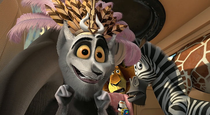 HD wallpaper: Madagascar 3 Europe's Most Wanted King..., The Madagascar  wallpaper | Wallpaper Flare