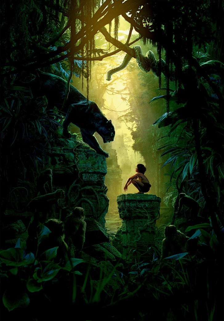 Bagheera, Mowgli, Jungle Book