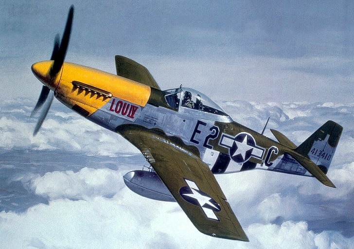 Military Aircrafts, North American P-51 Mustang, air vehicle