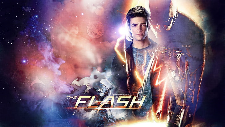The Flash wallpaper, tv series, Grant Gustin, Grant Gastin, Barry Allen, HD wallpaper