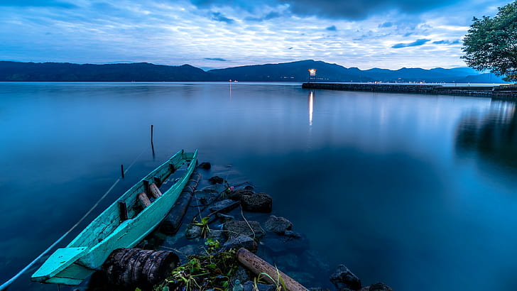 calm, samosir island, north sumatra, indonesia, toba, toba lake