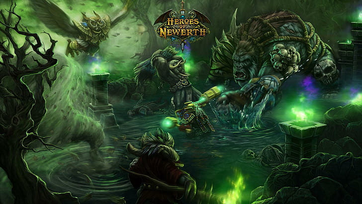 world of warcraft, heroes of newerth, characters, energy, heroes of newerth game, HD wallpaper
