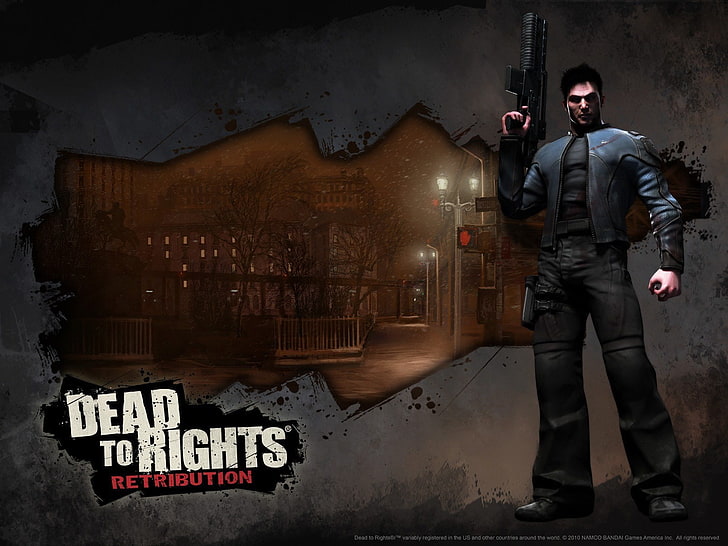 dead to rights retribution, communication, text, one person, HD wallpaper
