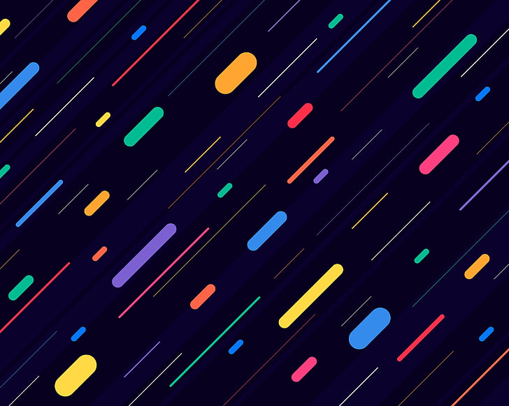 color rain wallpaper, abstract, graphic design, vector, technology