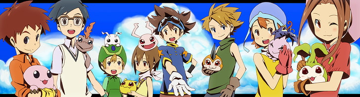 anime, Digimon, Digimon Tri, human representation, male likeness, HD wallpaper