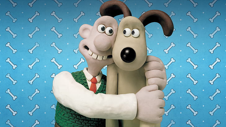 Wallace and Gromit, animation, HD wallpaper