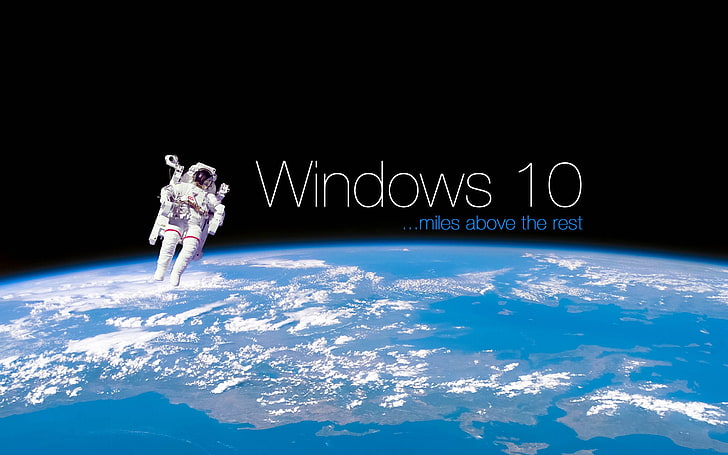Windows 10 Earth, Windows 10 logo, Computers, Windows XP, space HD wallpaper