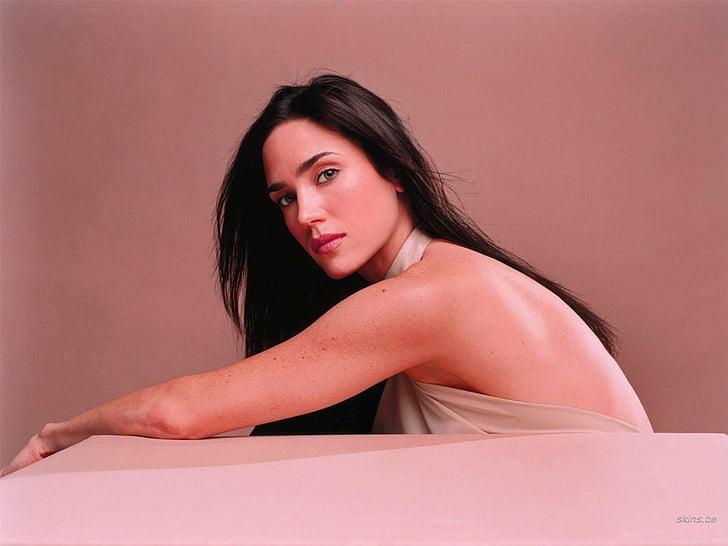 Actresses, Jennifer Connelly, portrait, one person, looking at camera