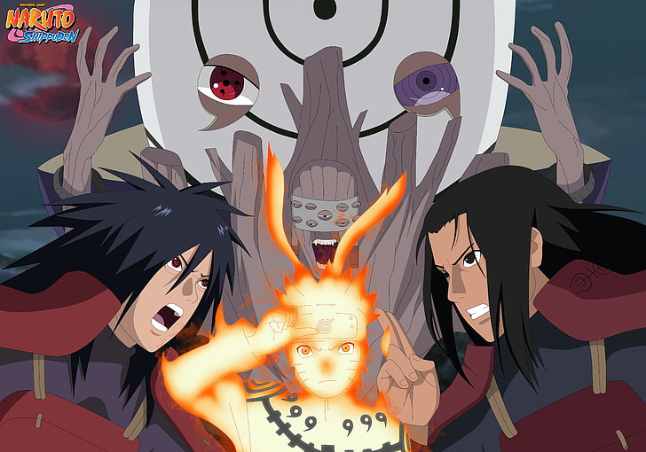 Naruto Shippuden wallpaper, game, anime, sharingan, ninja, madara, HD wallpaper