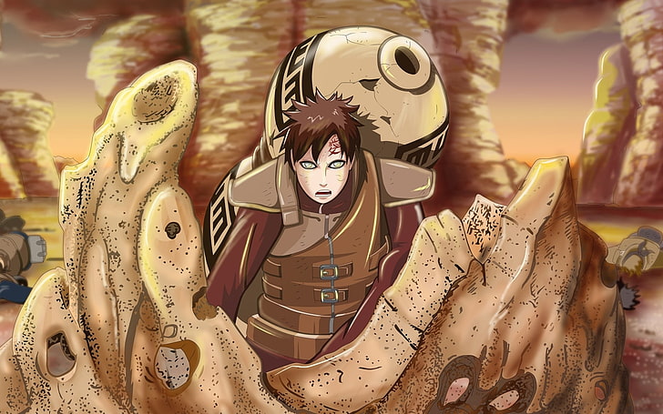 HD wallpaper: sand rocks naruto shippuden gaara kazekage Anime Naruto HD  Art | Wallpaper Flare
