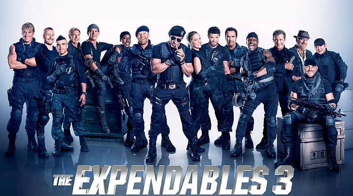 The Expendables 3, The Expendables 3 digital wallpaper, Movies