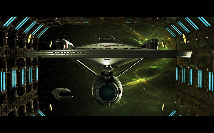 Star Trek, USS Enterprise (spaceship), air vehicle, airplane, HD wallpaper
